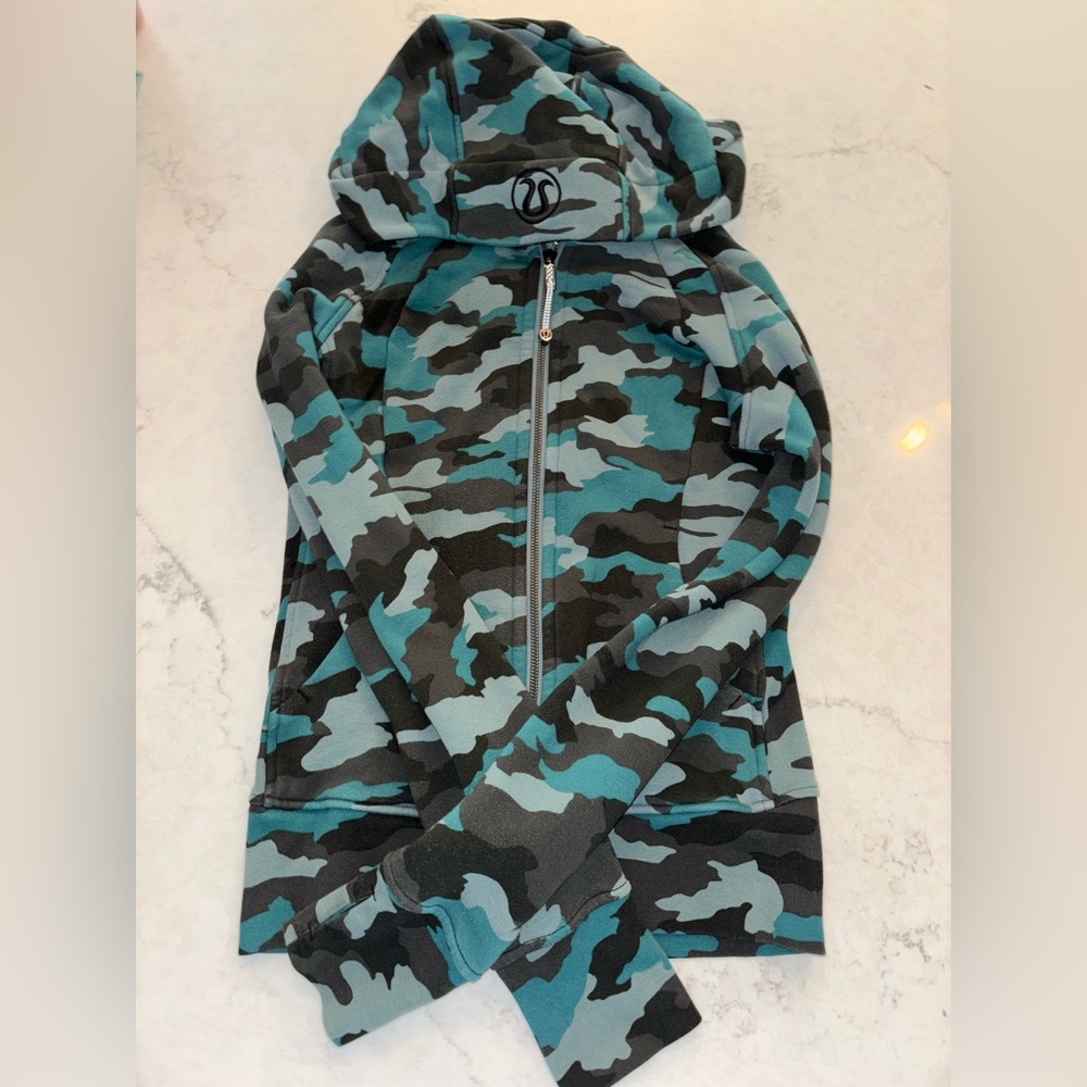 Camouflage Lululemon Zip-Up Hoodie